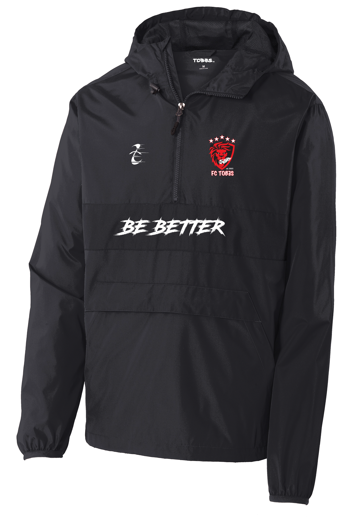 FC TOBES - 3/4 Zip Rain Jacket